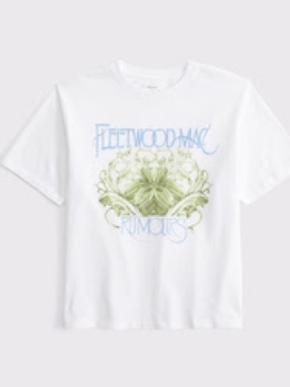 Abercrombie Women's Short-Sleeve Fleetwood Mac Graphic Relaxed Tee - Small - NWT